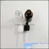 Packing Bottles 30Ml Glass With Dropper Black White Child Tamperproof Cap Rubber Nipple Pipette Drop Delivery Office School Business Otkpz