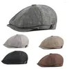 Bérets 2023 Sboys chapeau pour hommes femmes printemps automne respirant Peaky Blinders rétro béret chapeaux décontracté unisexe casquette octogonale