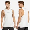 Men's Tank Tops 2023 Brand Men Muscle Workout Vest Casual Bodybuilding Gym Sleeveless Undershirt Fitness Stringer Singlet