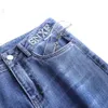 Damesjeans Plus Grote maat Dames Rechte pijpen Denim Brede hoge taille Grijs Blauw Modieus Plat Gebleekt Stretch M 6XL 8XL 230111