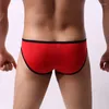 Underbyxor sommar ultra tunna mens underkläder sexig homme cueca jockstrap lapptäcke spetsis silkesor meter låg stigande underkläder trosor 2023