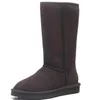 2022 nouvelle mode haute qualité femmes bottes hautes classiques femmes australie neige hiver cuir taille américaine 5 --- 10 qualité supérieure