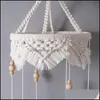 Kerstdecoraties ins rame handgeweven boom hanger thuis Boheemse decoratie muur hangende ornamenten vrolijke feestwind chime drop de dhseh