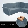 Chair Covers 5 Seater Thicken Velvet Sofa Stretch L Shape Sectional Slipcovers For Living Room Washable Armchair Couch