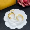 Mens Hoop Earrings Designer For Women Luxury Jewelry Diamond Love Earring F Studs 925 Silver Small Hoops Designers Accessories Wit283L