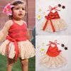 Girl Dresses 0-4T Infant Baby Girls Costume For Kids Princess Dress Clothes Halloween Costumes Party Lace Style 2023