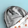 Bonnets Bonnet/Casquettes De Bain Douche Réutilisable Avec Conception Double Couche Premium Somptueux Satin Soyeux Bonnet Imperméable