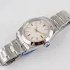 Wristwatches 40mm Sterile Dial Sapphire Glass Date Bracelet Polished Bezel MIYOTA 8215 Automatic Movement Men's Watch