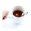 Kaffe te -verktyg diameter 5 cm bekv￤m mesh bollformad rostfritt st￥l sier push stil infuser silterfilter verktyg Sn2343 drop dht7o
