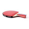 Masa Tenis Raquets masa raket ahşap artı karbon fiber hücum uzun sapı kısa yatay kavrama pingpong raket bıçağı kauçuk 230113