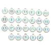Charms 26pcs/lot 12 15mm aankomst email A-Z alfabet initiële letter handgemaakte hanger voor doe-het-zelfarmband sieraden maken1