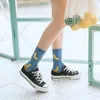 Femmes chaussettes coréen mignon fruits dessin animé avocat banane pastèque citron doux coton drôle rue cadeau de noël livraison directe