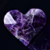Quarzo a forma di cuore a forma di Crystal Decoraggio a doppio cuore Valentine Gift Gemstone