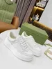 2023 Top Kwaliteit Time Out Sneakers Mode Platform Schoenen Geperforeerde Reliëf Ardennen Brief Sneaker Mannen Vrouwen Trainers Echt Leer Casual schoen