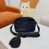 Nylon Camera Bags designer bag luxury crossbody shoulder bag fashion purses small flaps tote 2-Piece Woman Men with mini coin purse wallet