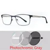 Cadre de lunettes pas de vis de conception Lunettes de lecture Pochromic Grey Spectacles presbytes de vue Far Sight avec force 0 à 400 230113