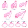 Cockrings Curved Male Cobra Chastity Device Kit Sex Toys Pour Hommes Cock Cage Pénis Anneau En Plastique Entraîneur Saint BDSM Adulte Jeux Boutique 230113