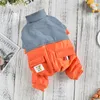 Vêtements de chien Chapeaux de balle Écharpe Vêtements de créateurs pour chiots Petit animal S XXL Neige Hiver Épais Pet Down Parkas Salopette Produits de manteau