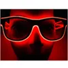 Other Event Party Supplies Led Glasses Glowing Lighting Novelty Gift Bright Light Festival Glow Sunglasses El Wire Flashing Drop D Dhbnq