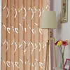 Curtain Vines Leaves Tulle Door Window Drape Panel Sheer Scarf Valances Drapes Voile Home Decoration