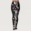 Active Pants Valentine's Day Printed Custom Leggings For Plus Size Fashion with Pockets Women Push Up Leggins