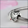 Fábrica de metais CE Rabbit DIY Acessórios artesanais Sterling Sier S925 Charmos soltos Lady Bracelet Drop Drop Delt Otlep