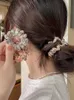 Cinta para el pelo suave y cálida para invierno, cinta elástica peluda para el pelo, coletero para mujeres y niñas, banda de goma para el pelo, accesorios para lazos 1329