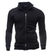 Men's Tracksuits Men Coat Brand Clothing Fashion Zip Stand Collar Man Casual Slim Hoody Sweatshirt Cardigan Zipper Hood 230113