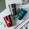 Mugs Stainless Steel Cup Office Travel Cold Beer Bar Party Coffee Mug Tumbler Pint Glasses Metal For Home Use