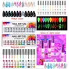 Гель гвоздь серого цвета Sier Metal Color Set12 Colors Art Gelpolish Gliter Paint Set набор набор длительной простым живопись