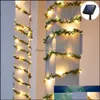 Altri articoli vari per la casa Luci solari Fata foglia d'acero 10M / 5M / 2M Led Ghirlanda esterna impermeabile Decorazione del giardino di Natale Goccia Del Otrpc