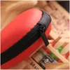 Depolama Çantaları Yepyeni Colourf Taşınabilir Mini Yuvarlak Para Cüzdan Çantası Sabit Anahtar Kulaklık Tutucu Kılıf Çantası Çok Yerli Sak Ana LZ0453 DRO DH6N8