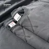 Męskie bluzy bluzy 380G ciasne dopasowanie ciężki odwrócony trójkąt na szyję sweter luźne wszechstronne bawełniane vintage Autum zimowe długie rękaw 230113