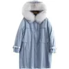 女性の毛皮のフェイクリアルコート女性レックスカラーウォームウィンターパーカー服2023 B12F81565 YY225