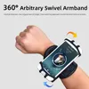 Outdoor Bags Running Arm Belt Sports Wrist Bag Riding Mobile Phone Driving Holder Detachable 360 Degree Rotation