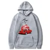 رجال رجال Sweatshirts anime الأولي D Rising Jap Hoodie JDM Red Car Admosit Tops Harajuku Streetwear Fleece Long Long Sleeve 230113