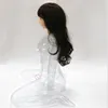 65 cm articoli di bellezza in pvc trasparente gonfiabile arte manichino femminile bambola nome maschile dispositivo M-gamba aeromobile tazza pistola telaio con testa di capelli articoli per adulti C979