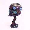 Muggar Skull Goblet Harts Steel Cup Creative Beer Gotic 3D VIN GLASS TEA COCKAIL ANIME HALLOWEEN GIFT 230113