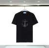 sommar ny herr designer lyx t skjortor kvinnor ankar tryck t shirt bomull t-shirt casual tshirt toppar tee