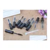 Refillable Compacts New Arrival 5X 10Ml Empty Mascara Tube Eyelash Cream Vial/Liquid Bottle/Container Black Cap Drop Delivery Health Dhxtk