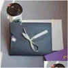 Gift Wrap 24X19X0.8Cm Bow Envelope Kraft Paper Pocket Bag Kerchief Handkerchief Silk Scarf Packing Boxes Box Lx1925 Drop Delivery Ho Dhpv1