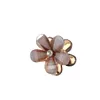 Double Side Crystal Flower Hair Claw Ribbon Rhinestones Alloy Hair Clamp for Girls Sweet Summer Side Clip Hairs Styling Accessories 1328