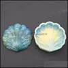 Molds Seashell Sile Shaker Mod Diy Charm Solft Clear Handmade Shell Storage Boxes Epoxy Resin Craft Drop Delivery Jewelry Tools Equip Dhczo