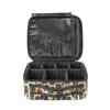 Cosmetic Bags Cases Leopard Print Partition Cosmetic Box Large Capacity Double Layer Portable Beauty Embroidery Tool Storage Bag 230113