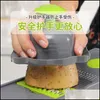 Фруктовые овощные инструменты NewNew Обновление кухня Grate Cotato Chip Slicer Mtifunctional Shreded Hine Cheese Graters RRA11284 DROP Del Otaqm