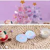 Greeting Cards Year Home Crystal Ornaments 3D Three-Dimensional Christmas Gift Blessing Thanksgiving Invitations Card