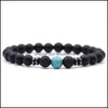 BEADED MEN MEN MEN BRACELETE NATURAL STEIRA BELE BEATIF CHAKRA JOENS GEST LAVA NOVE