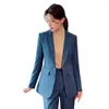 Women's Two Piece Pants British Style Business Suit Women 2023 Autumn Attire Fashion High-End Temperament Small
