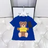 Designer Tecknade T-shirts för barn Flickor Lyxig kortärmad skjorta Barnmodeöverdelar Barn Sommarkläder Barnkläder av hög kvalitet