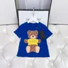 T-shirt designer per bambini cartone animato camicie da ghigliottino per bambini a maniche corte di lusso